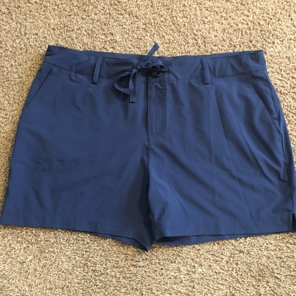 Reel Legends Blue Tie-Waist Shorts xl